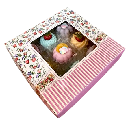 Box Kue Kotak Packaging Hampers Jendela Mika