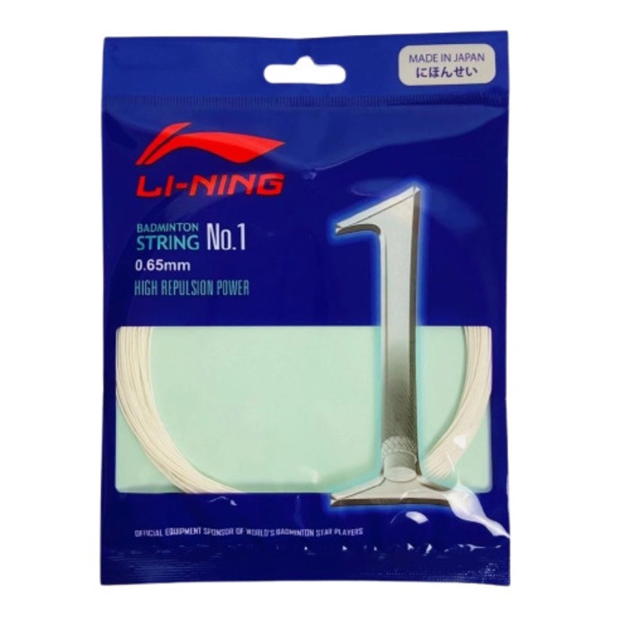 Senar Raket Badminton String Lining No 1 Original - Putih