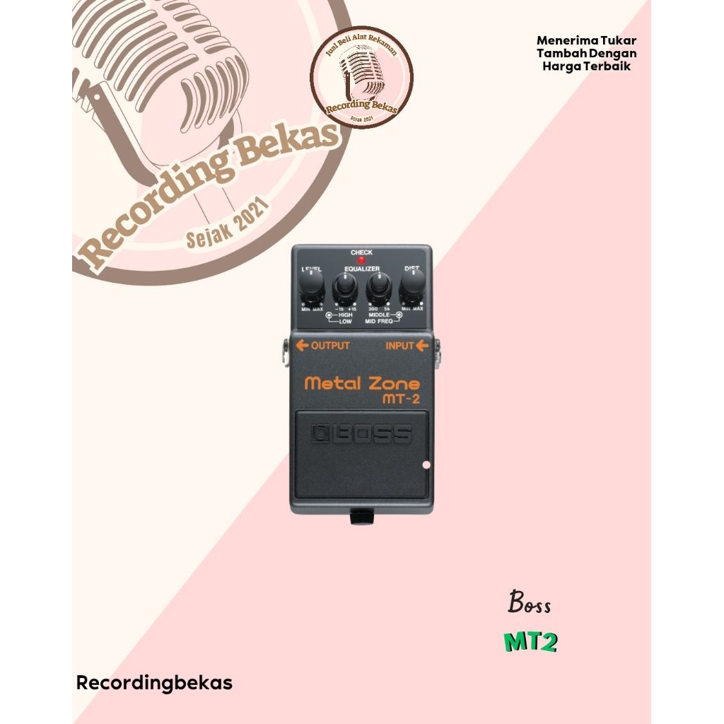 Boss Metal Zone MT-2 MT2