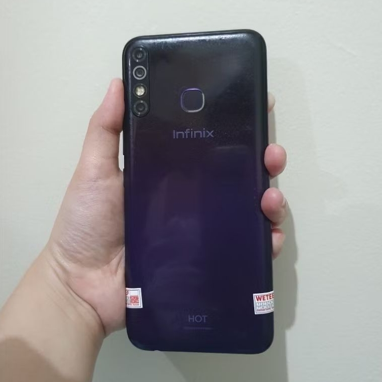 Termurah INFINIX HOT 8 RAM 4/64 EX RESMI INFINIX SECOND FULLSET FUNGSI NORMAL