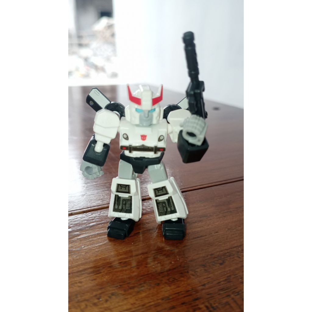 mini Figure robot blokees Transformers tanduk merah