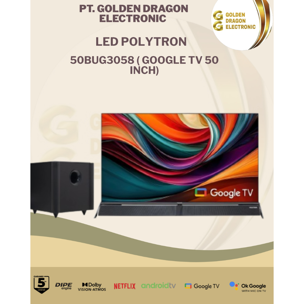 LED POLYTRON 50BUG3058 4K UHD 50 Inch