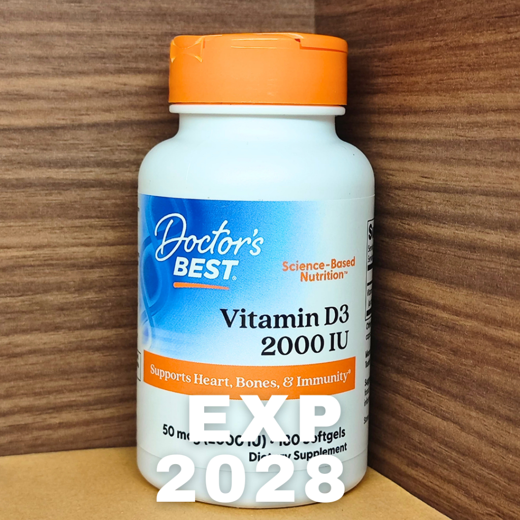 Doctor's Best Vitamin D3 IU 2000 180 softgels Doctor Best
