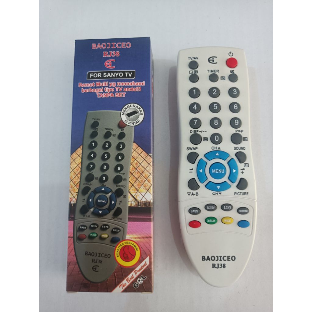REMOT TV TABUNG SANYO