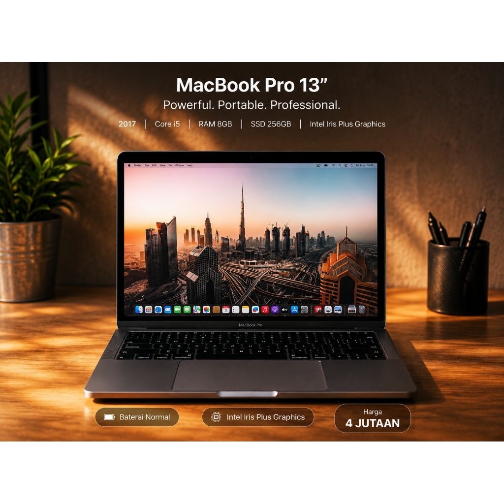 MACBOOK PRO 2017 | CORE I5 | RAM 8GB | SSD 256GB | GOOD