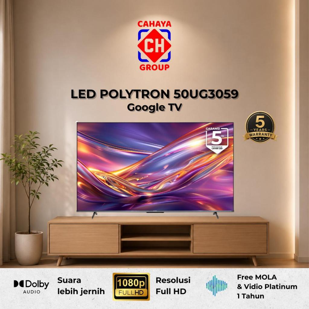 LED TV Polytron 50UG3059 50 Inch Smart Google TV