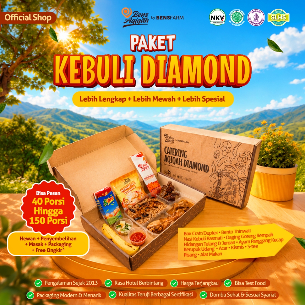 Bens Farm - Paket Aqiqah Diamond Kebuli