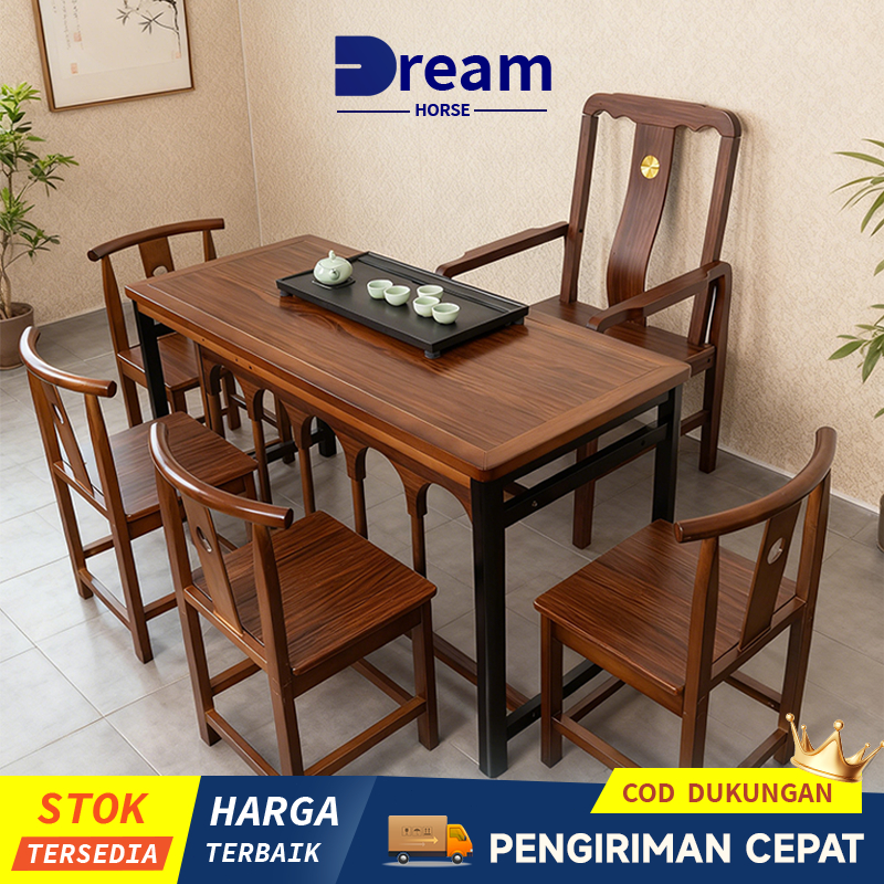 COD Meja Teh/Meja Tamu/Meja Resepsi/Meja Pembuatan Teh/Set Meja Kursi Teh/Meja Teh Rumah Tangga