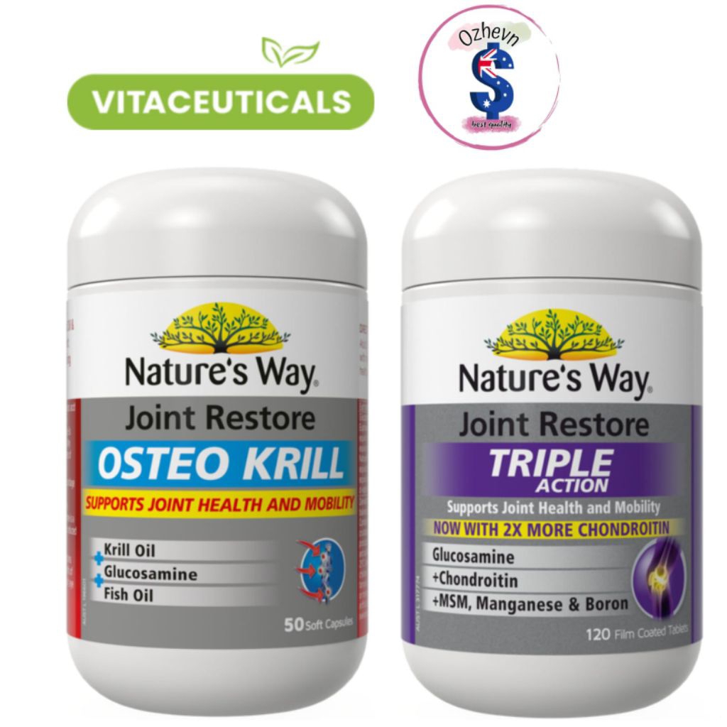 Nature's Way Joint Restore Osteo Krill 50s / Nature's Way Joint Restore Triple Action 120 Tablets
