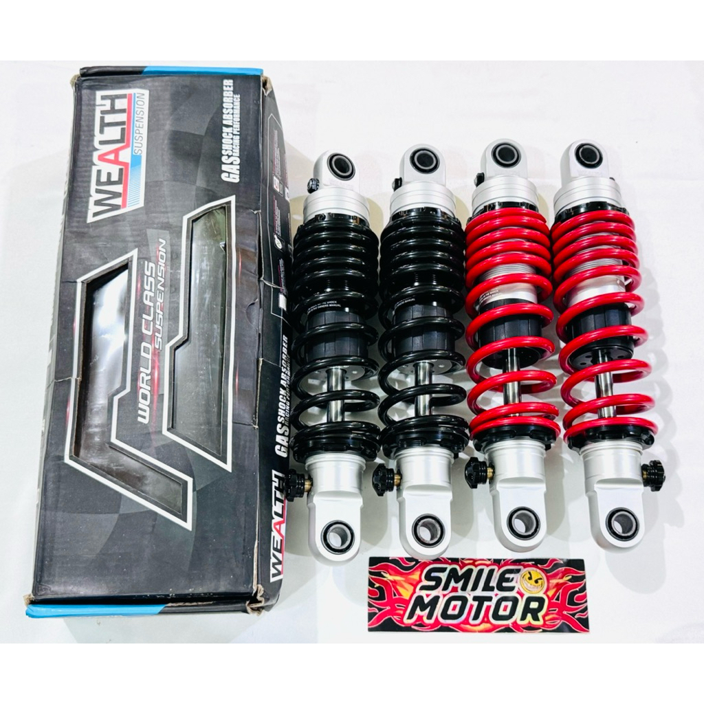 SHOCK BELAKANG RACING VARIASI WEALTH 280MM ADJUSTER JUPITER / VEGA / F1ZR / CRYPTON