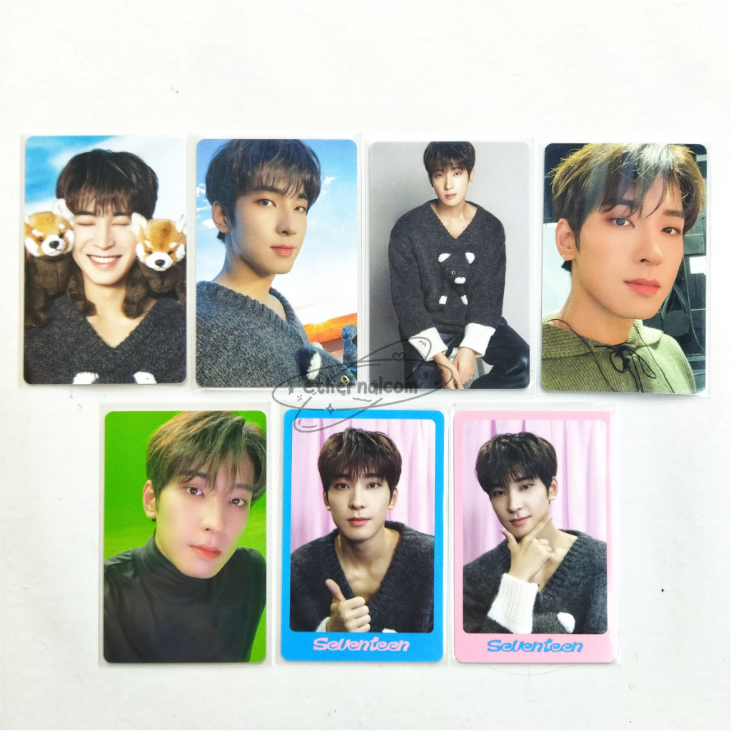 Seventeen Wonwoo Dicon Photocard Photobook set official kpop svt carat