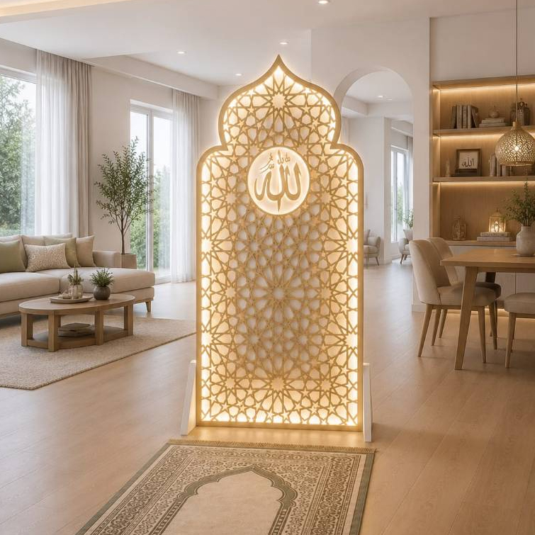 Mihrab Standing Arah Kiblat Sholat | Rafah Standing Mihrab