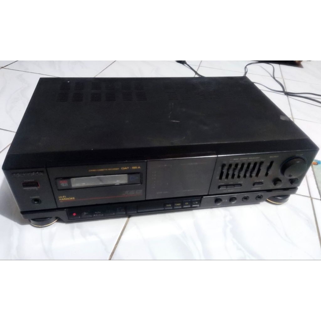 Radio Tape deck POLYTRON DAT BIG BAND amplifier kaset gitar karaoke bass bkn compo ddr3 memory core 