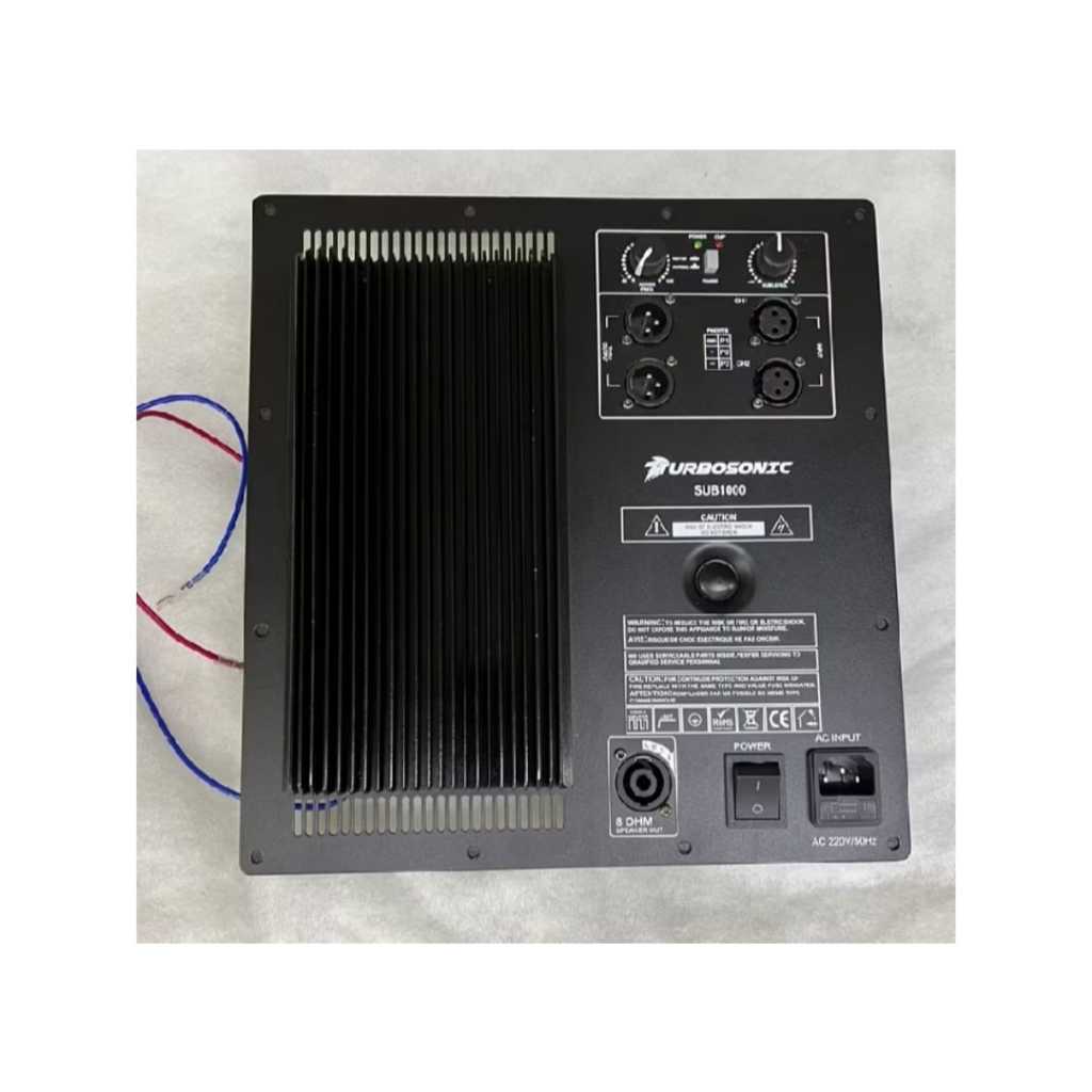 TURBOSONIC SUB1000 KIT POWER AKTIF SUBWOFER 600 WATT CLASS D ORIGINAL