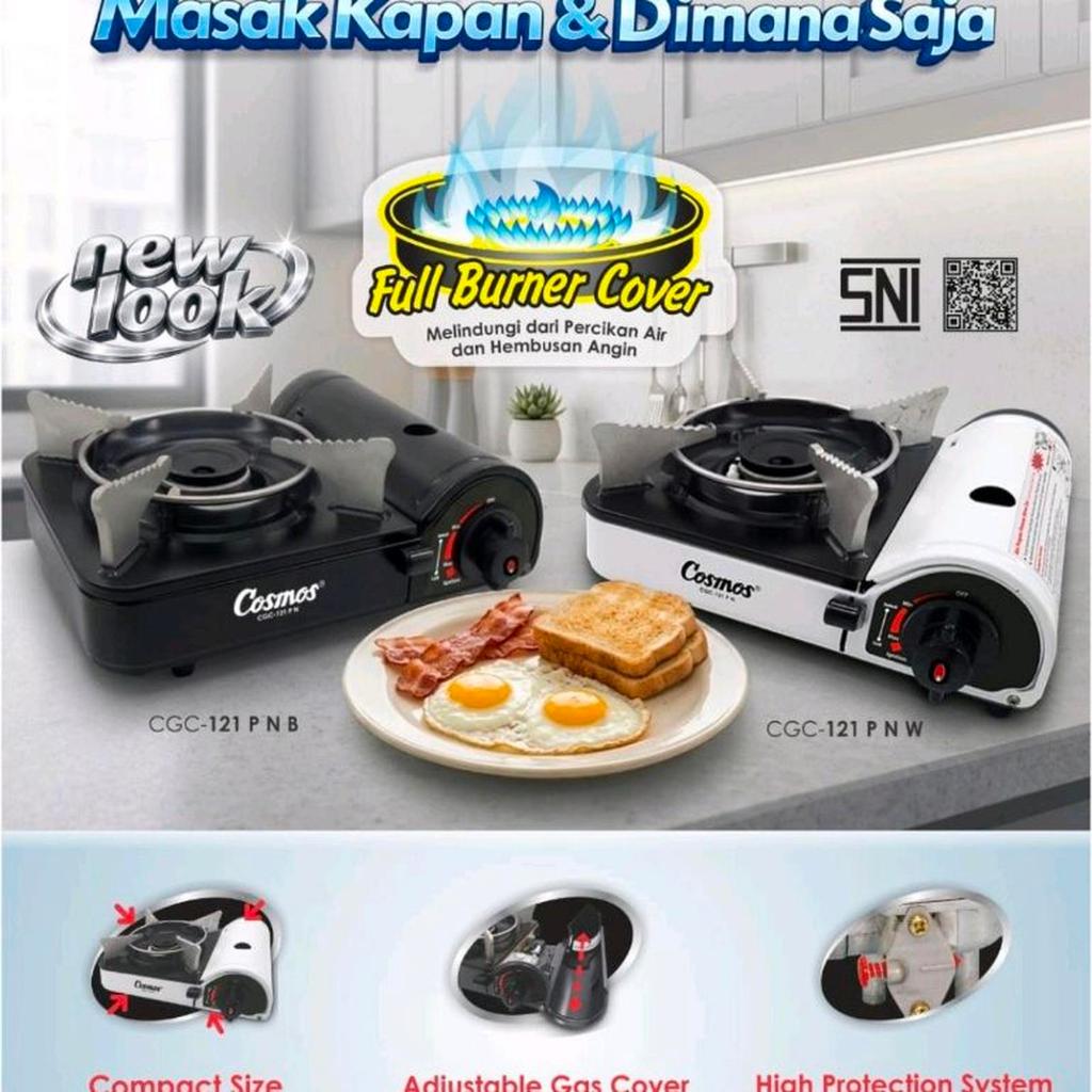 Kompor Gas Portable Cosmos CGC121 - Kompor Piknik Praktis