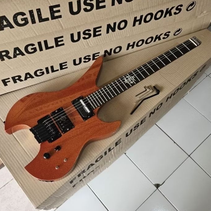 Gitar schecter synyster gate cosmic headless sustainiac custom