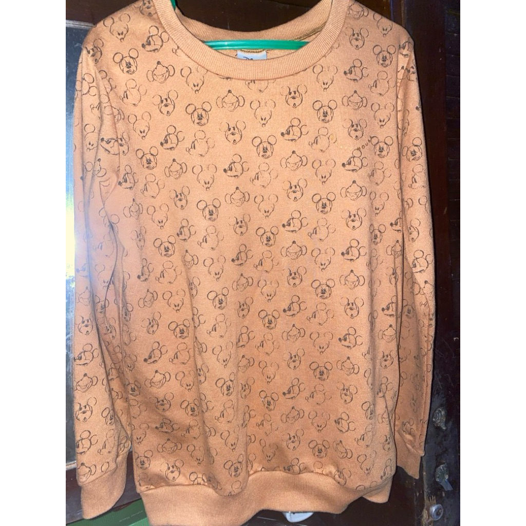 sweater/cn nevada warna coklat collab disney