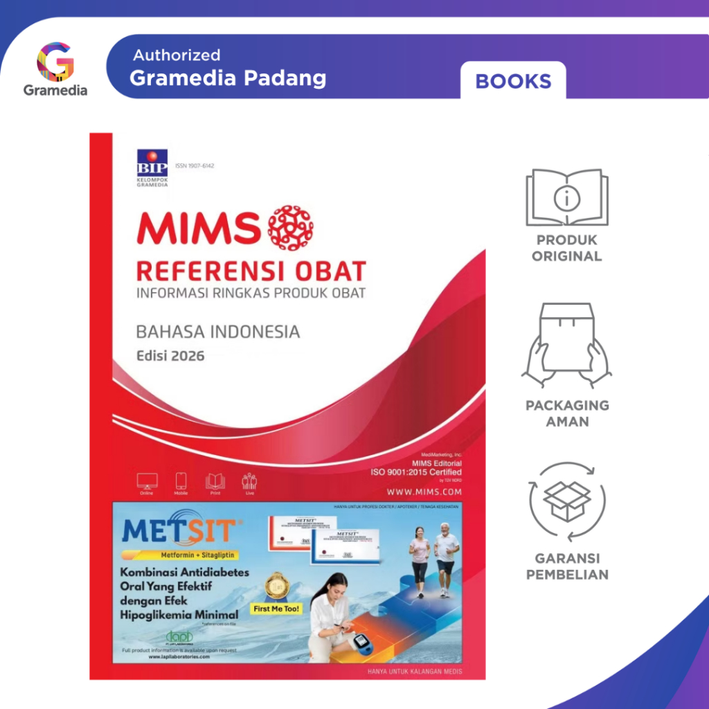 Gramedia Padang - MIMS Referensi Obat Bahasa Indonesia Edisi 2026