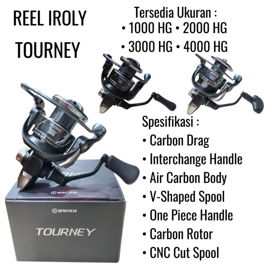 REEL IROLY TOURNEY 3000 HG
