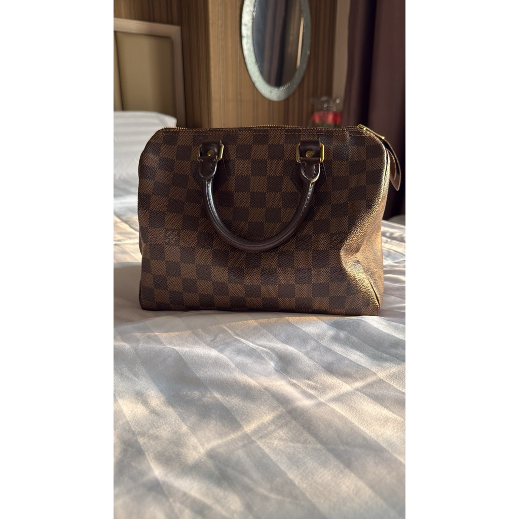 Pre-loved Louis Vuitton Speedy 25 Damier Ebene 2012 Original