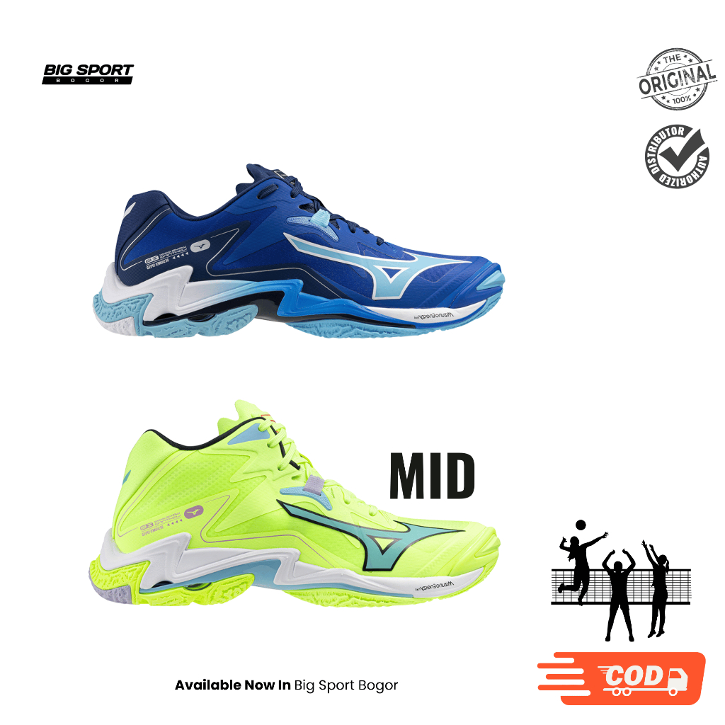 Sepatu Voli Mizuno Wave Lightning Z8 Mid  Mizuno Wave Lightning Z8 Mid