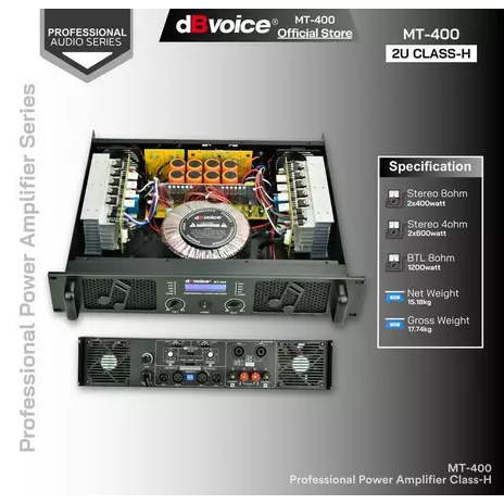 dBvoice MT-400 Power Amplifier MT-400 Original
