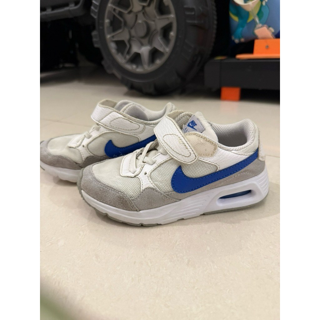 PRELOVED SEPATU NIKE AIR MAX SC us11c boys blue, lengkap dus