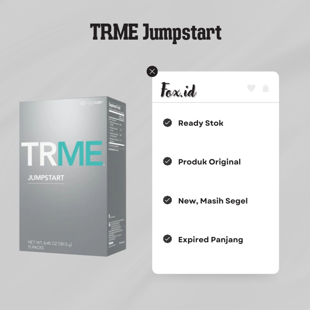 TR90 JUMPSTART 15 SACHET ORIGINAL PHARMANEX
