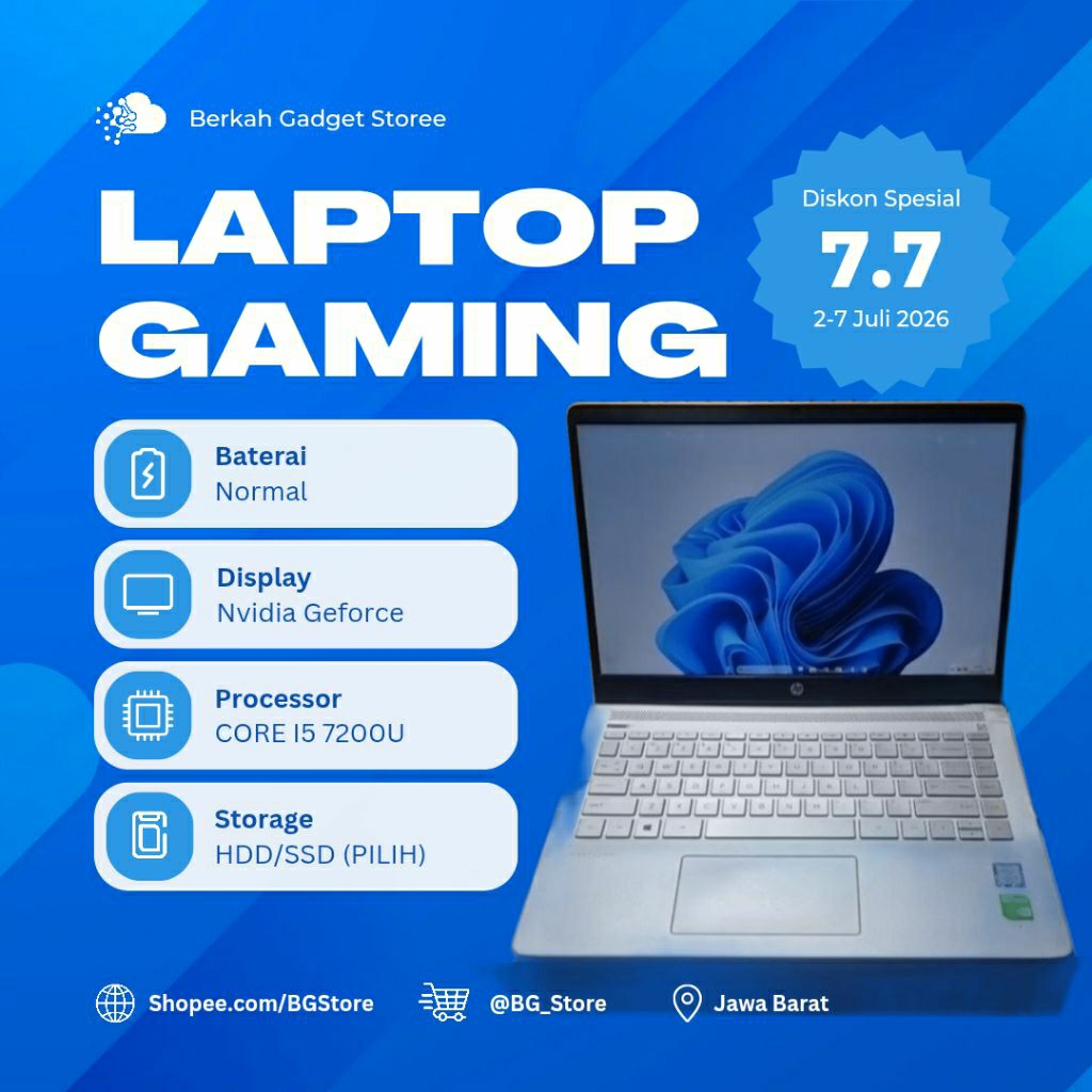 Laptop Gaming HP Pavillion 14-BF002TX Core i5 7200U Nvidia 940 MX