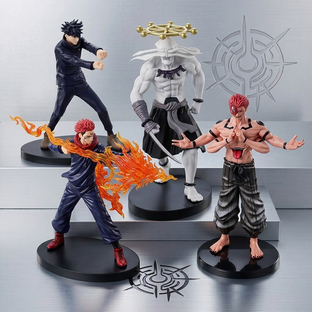 Action Figure Jujutsu Kaisen Sukuna Mahoraga Megumi