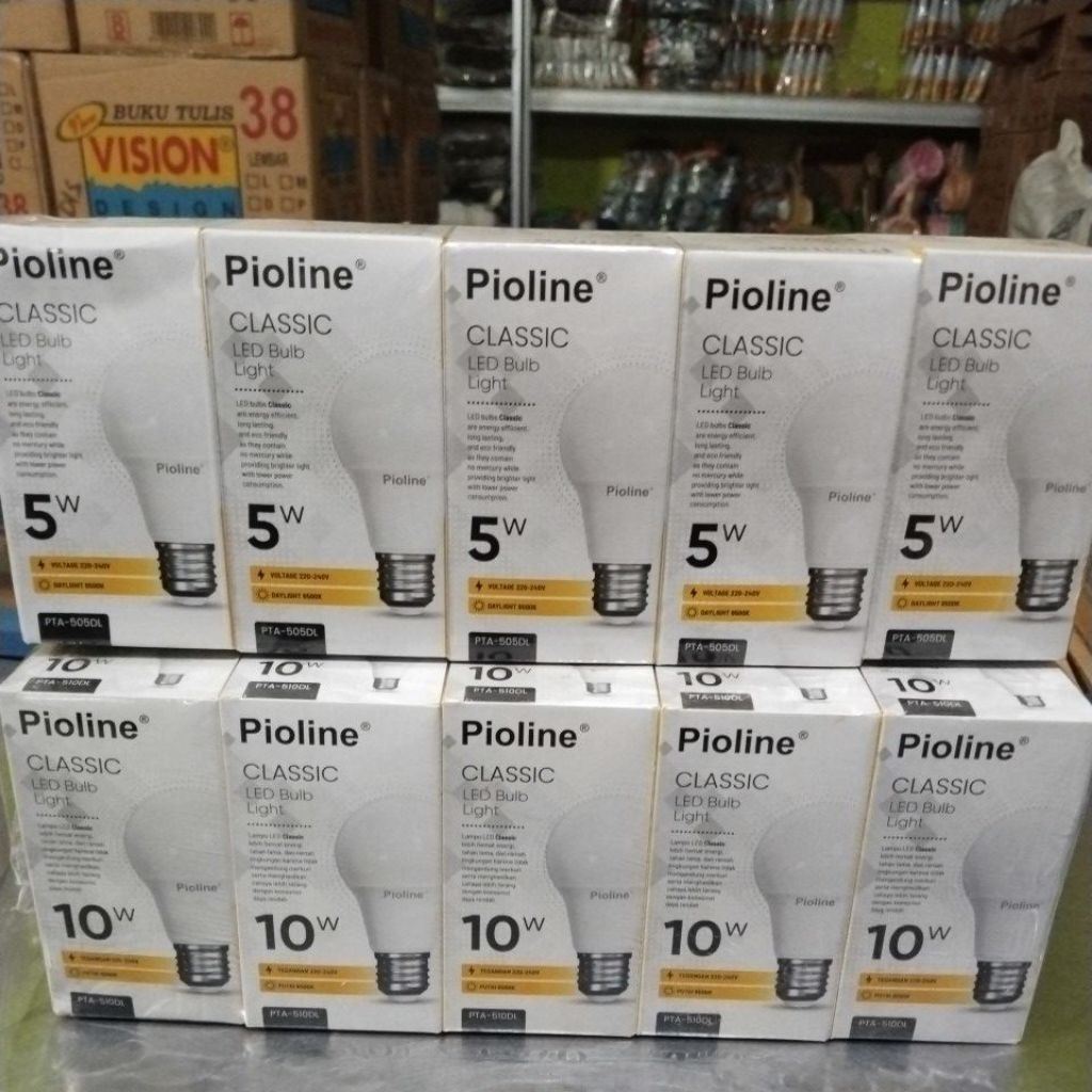 10 PCS LED PIOLINE 5WATT & 10WATT