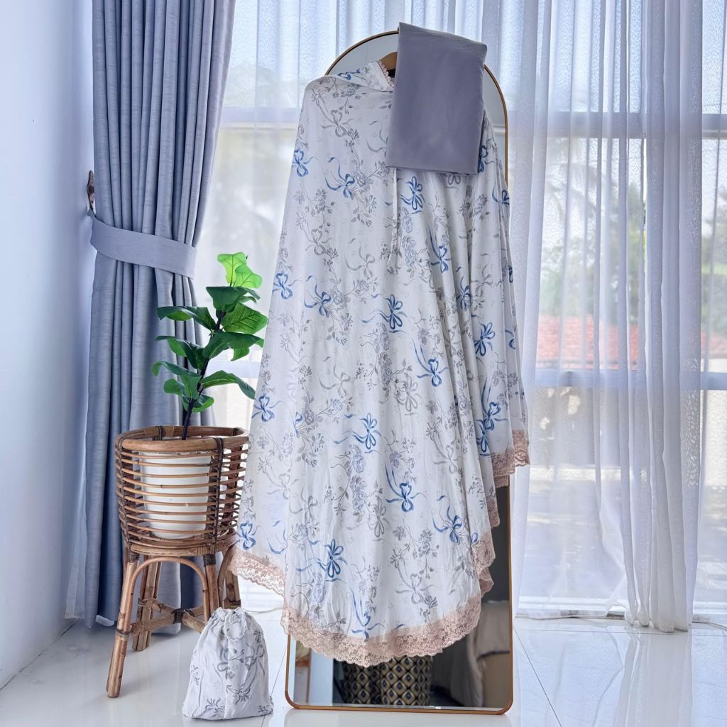 mukena rayon /mukena motif/mukena renda
