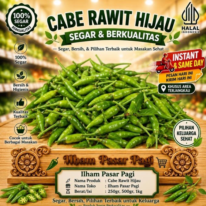 Cabe rawit hijau rawit ijo cengek ijo