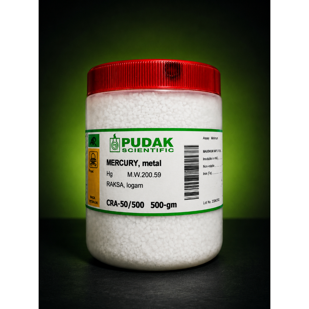 Raksa, Logam | Hg | 500 g/botol