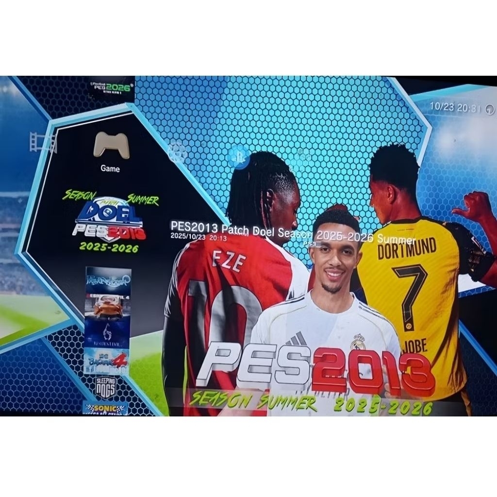 PES 2013 DOEL PATCH SUMMER 2026 PS3 CFW HEN - ready game ps3 cfw hfw hen bitbox gembox