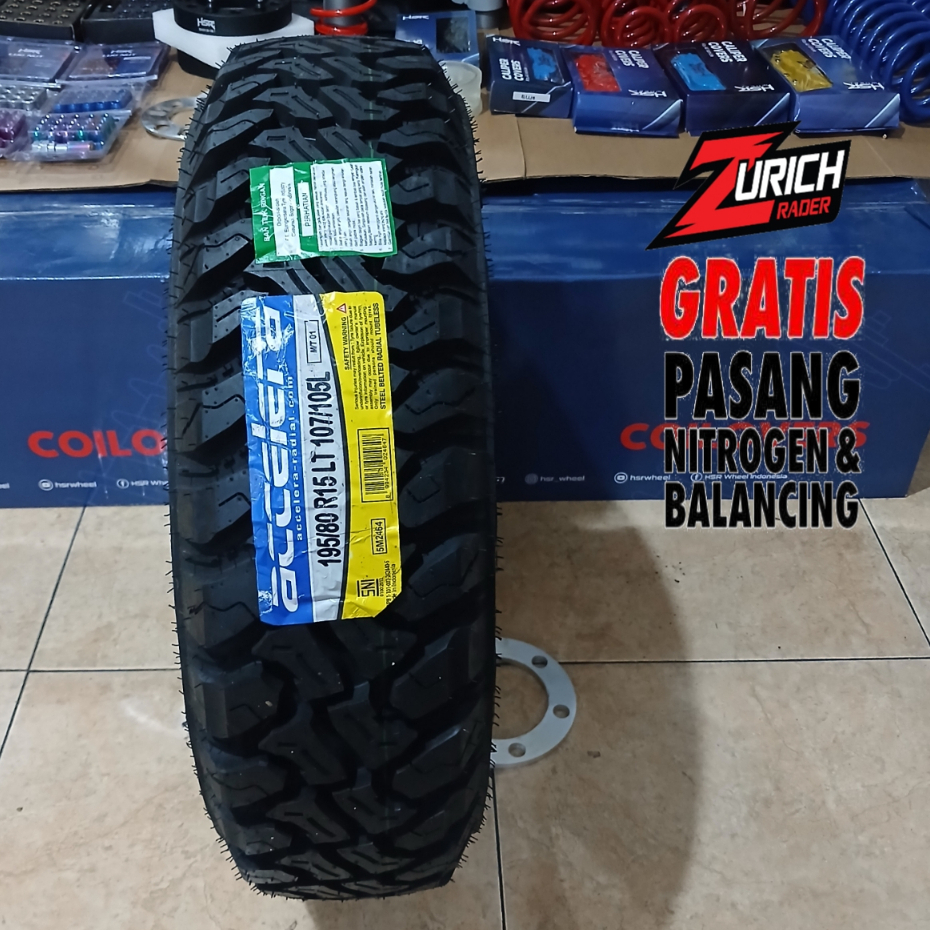 Ban Mobil Kembangan Kasar Ukuran 195 80 Ring 15 M/T 01 Ban Mobil Jimny 195/80 R15 Kembanga Ban Tahu