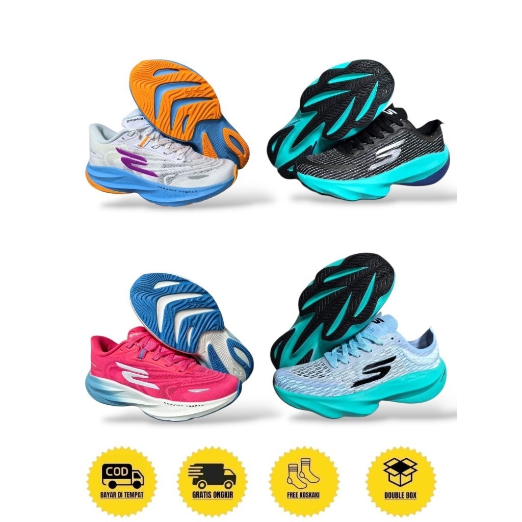 Sepatu lari Women's Skechers Aero Burst Running Shoes