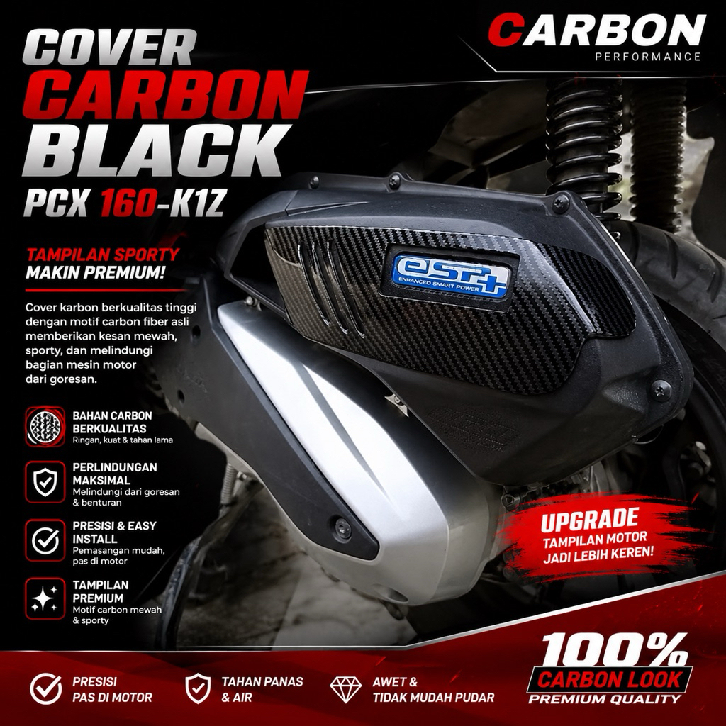 garnish box filter vario 160 / garnish PCX 160 / tutup filter garnish vario PCX 160 / aksesori vario