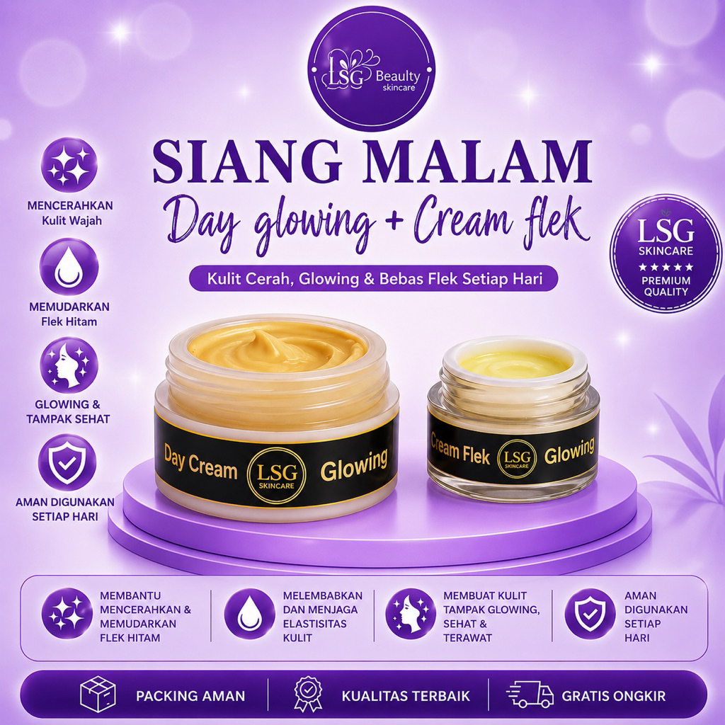 LSG Salep Flek Cream Siang Malam Day Cream Lsg Sunscreen Ampuh Menghilangkan Flek