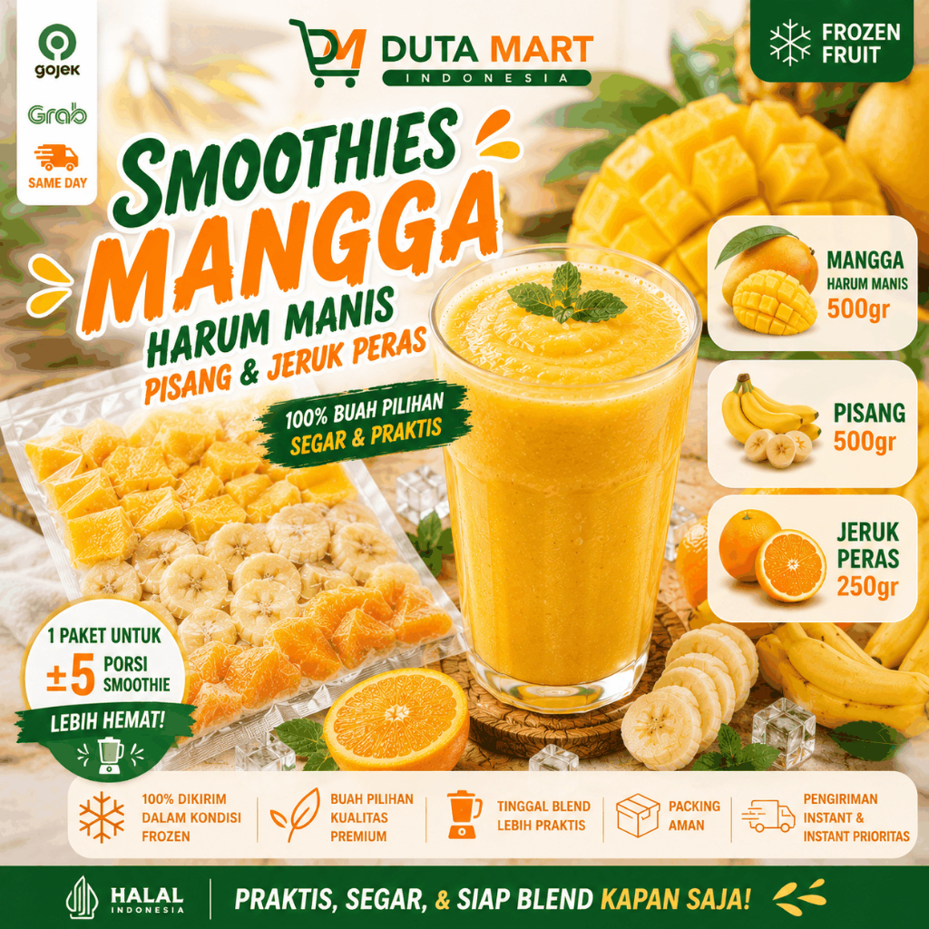 Smoothies Mangga 5 Porsi | Duta Mart Indonesia