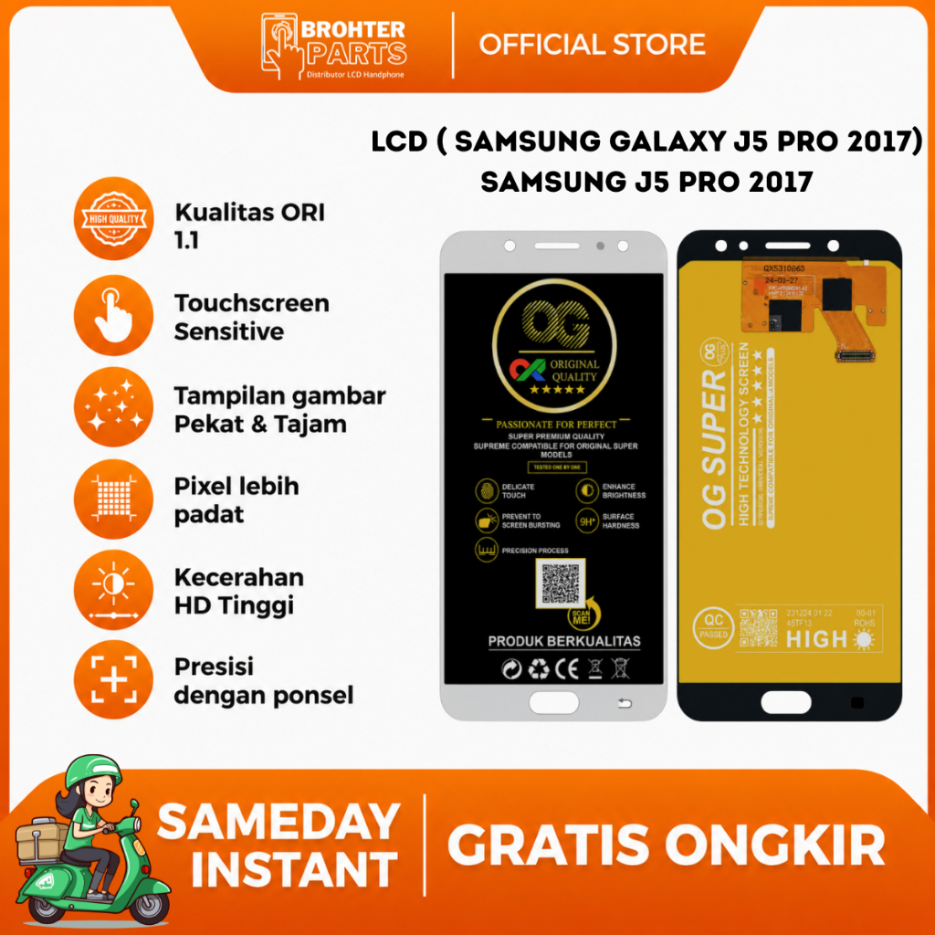 LCD SAMSUNG J5 PRO 2017 / ( SAMSUNG GALAXY J5 PRO 2017) TOUCHSCREEN FULLSET COMPLETE ORIGINAL;
