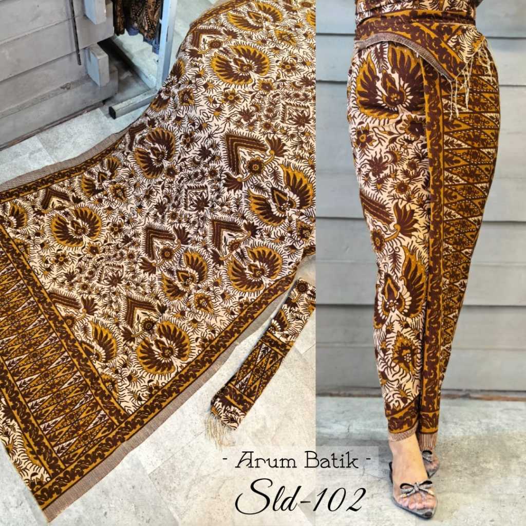 Arum Batik - Batik Paris Setelan Selendang - Panjang 225 cm Lebar 110cm