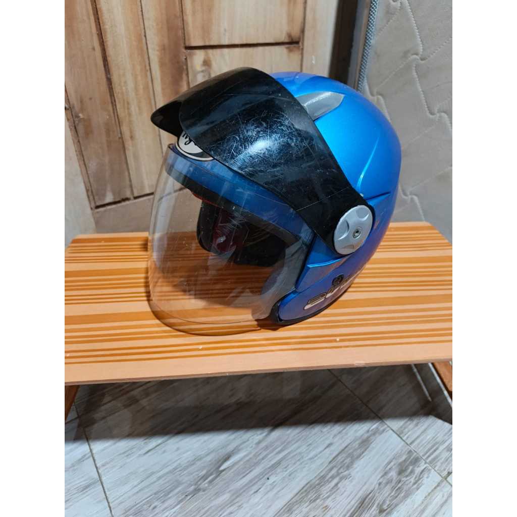 HELM kyt 2 vision blue Glossy Size L Second
