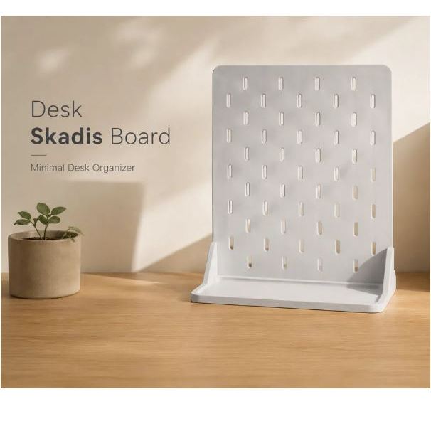 PEGBOARD AKSESORIS MEJA KERJA MINI MODEL IKEA SKADIS