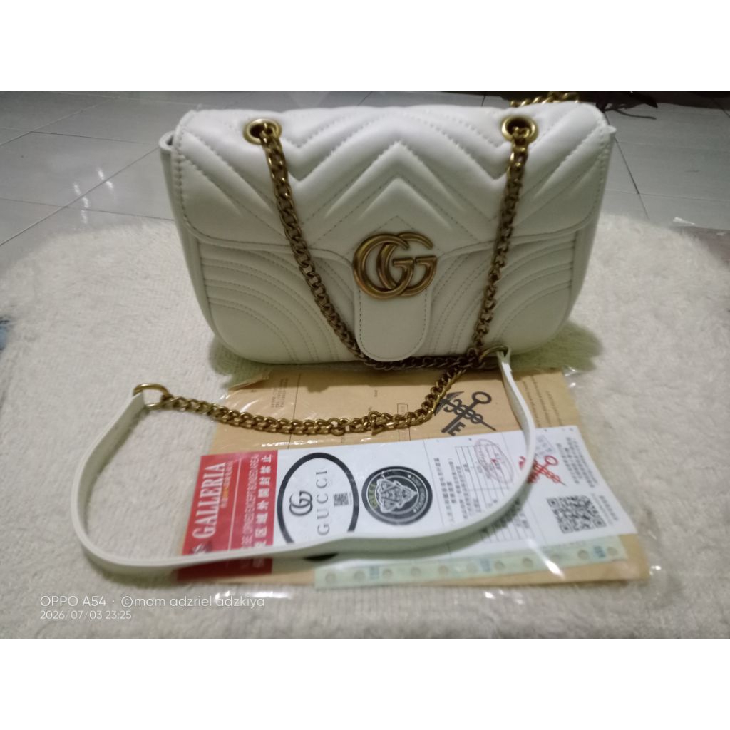 Tas Guccong warna putih