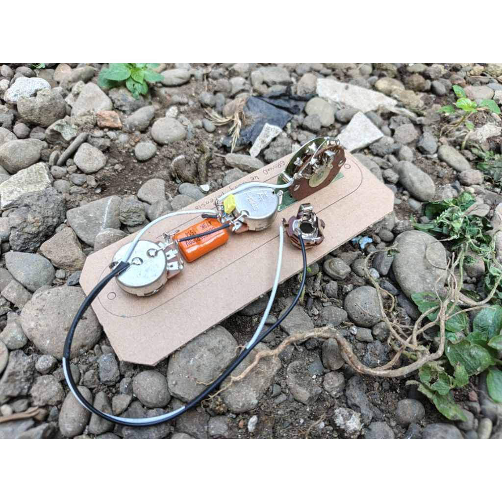 Wiring Harness Gitar Telecaster Orange Drop Treble Bleed Fender Squier