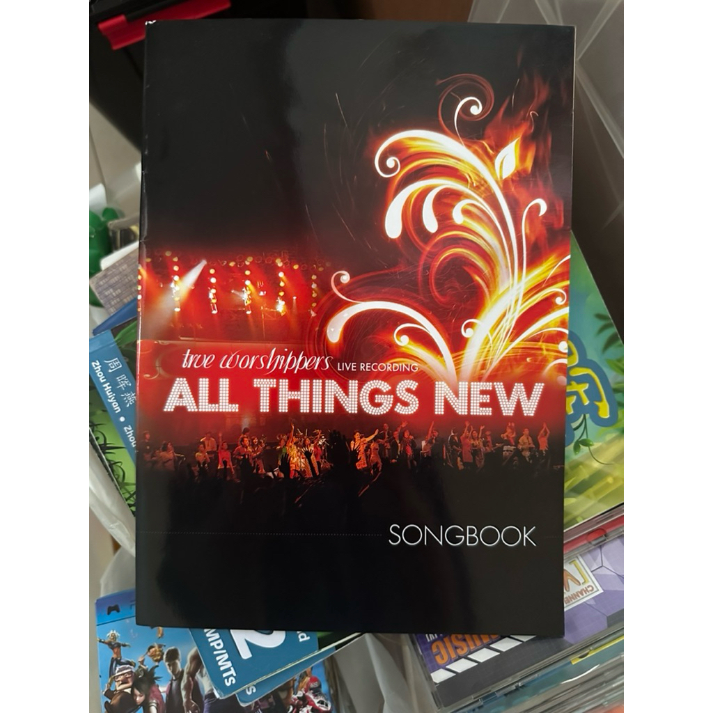 Songbook True Worshippers All Things New Original 2008 Langka Not Balok Chord Buku Musik Rohani JPCC