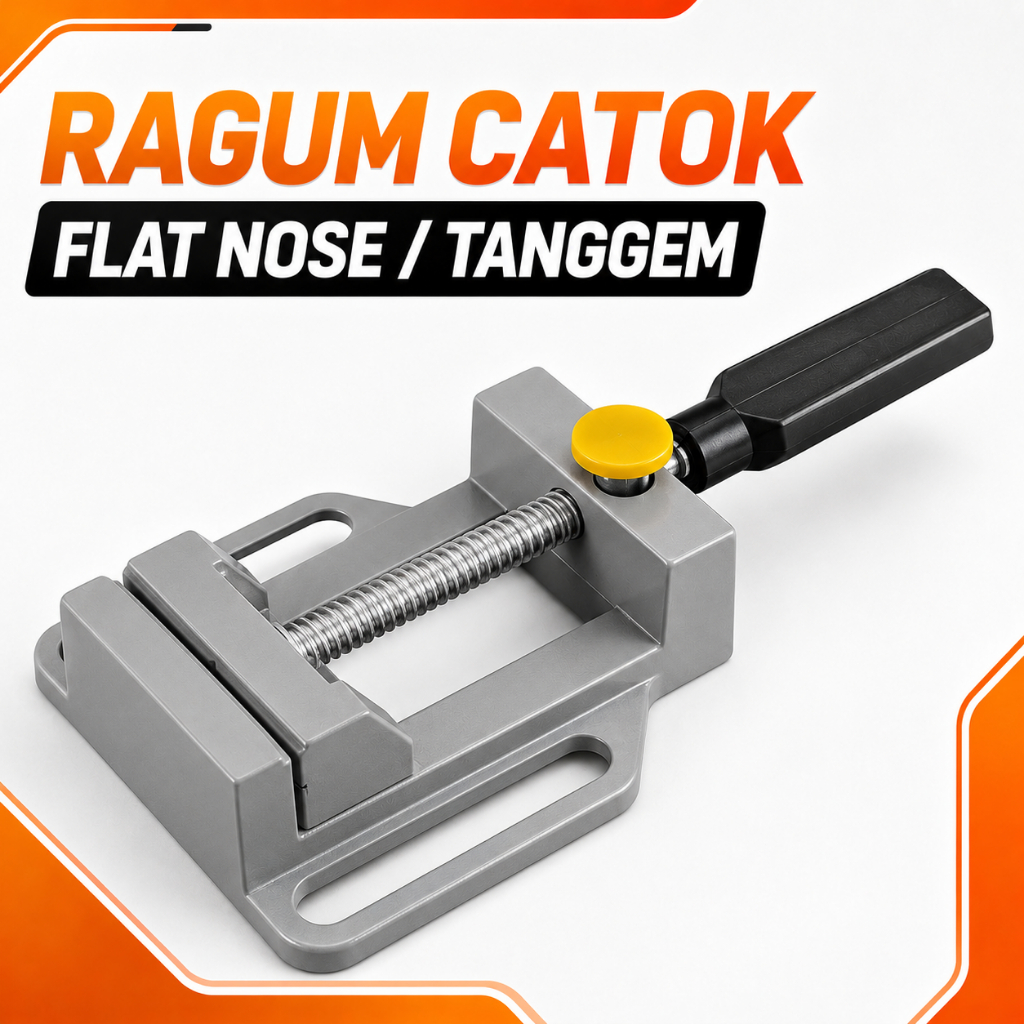 Tanggem Penjepit Bor Mini Ragun Hoder Dudukan Mesin Bor Quick Release Penjepit Mini Ragum Anti Selip