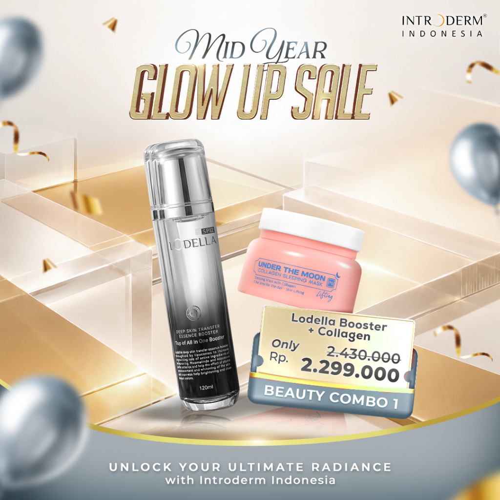 Introderm Indonesia | PROMO PAKET ESSENCIAL CARE SET Lodella, Nabeeya Collagen