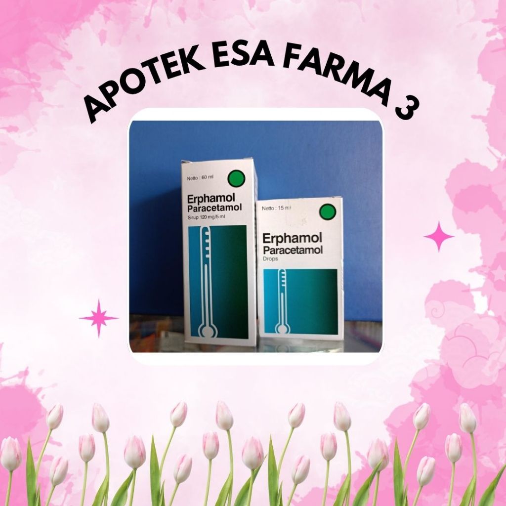 Erphamol Paracetamol Sirup 120mg/5ml&drops 15 ml